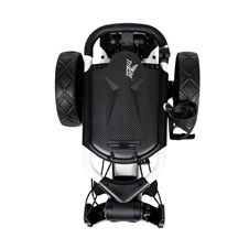 TriLite T-Flash manuální golfový vozík, bílo/černý, karbonový dekor