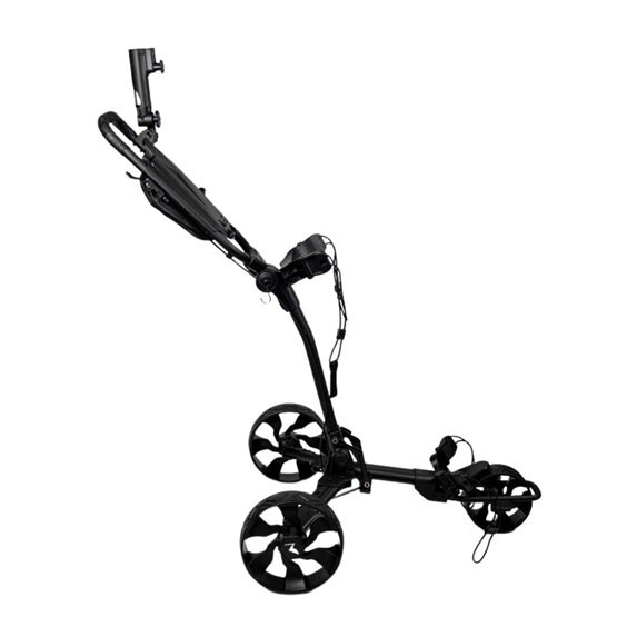 TriLite T-Flash manuální golfový vozík, černý, karbonový dekor
