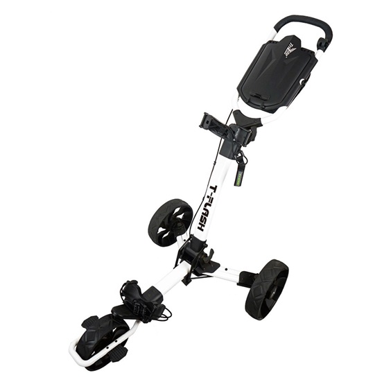 TriLite T-Flash manuální golfový vozík, bílo/černý