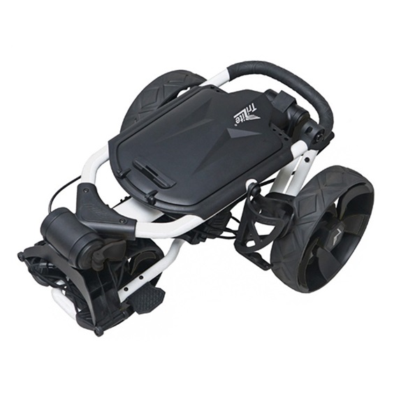 TriLite T-Flash manuální golfový vozík, bílo/černý