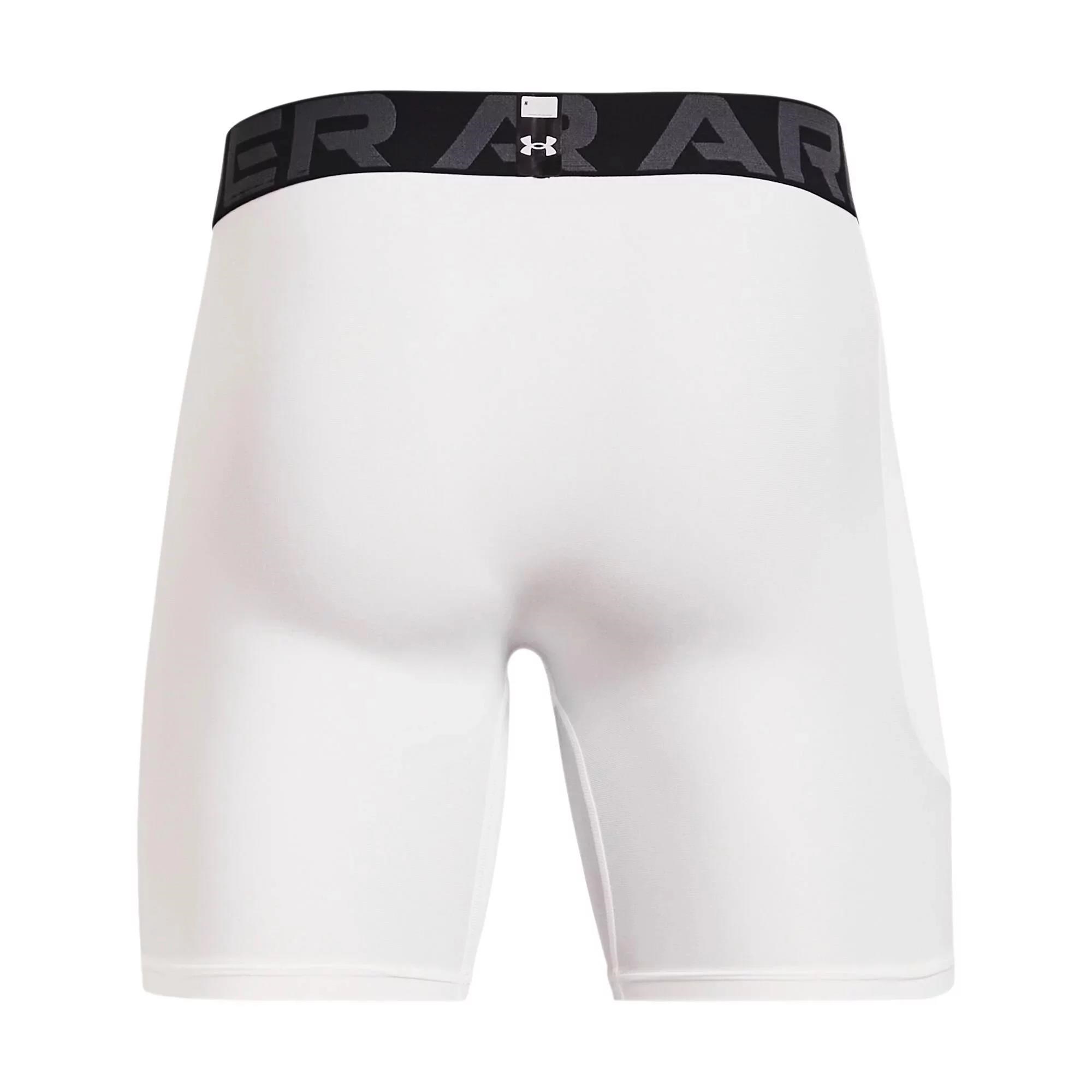 Under Armour HeatGear Shorts pánské kompresní boxerky, bílé