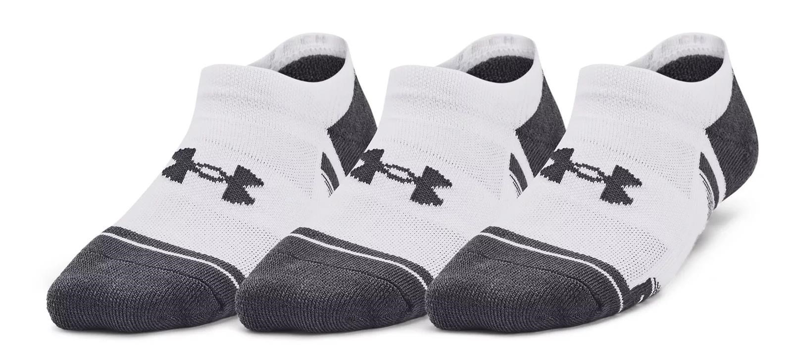 Under Armour Y Performance Tech dětské ponožky, 3páry, bílé
