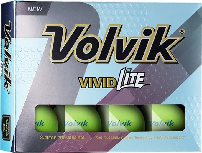 Volvik VIVID Lite golfové míčky, zelené