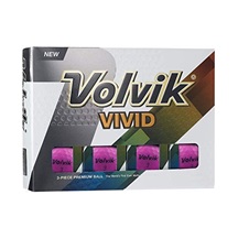 Volvik VIVID golfové míčky, fialové