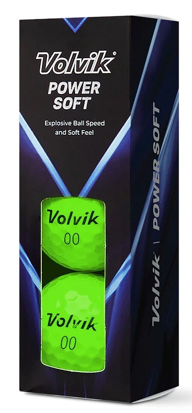 Volvik Power Soft golfové míčky, zelené