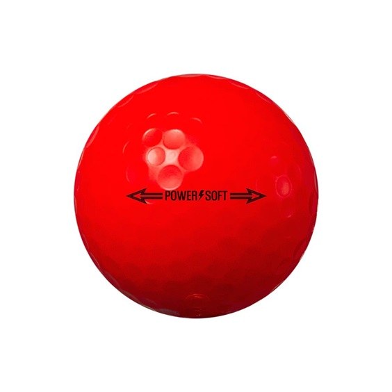 Volvik Power Soft golfové míčky, červené