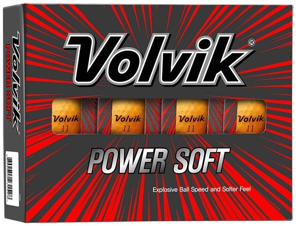 Volvik Power Soft golfové míčky, oranžové