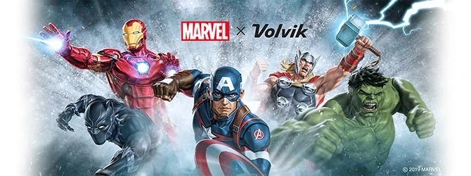 Volvik VIVID MARVEL IRONMAN dárková sada