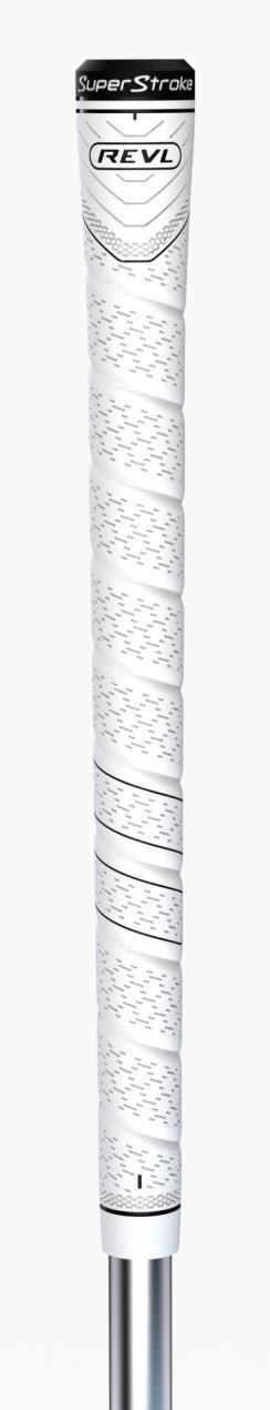Superstroke REVL Comfort Club grip, Jumbo, bílý