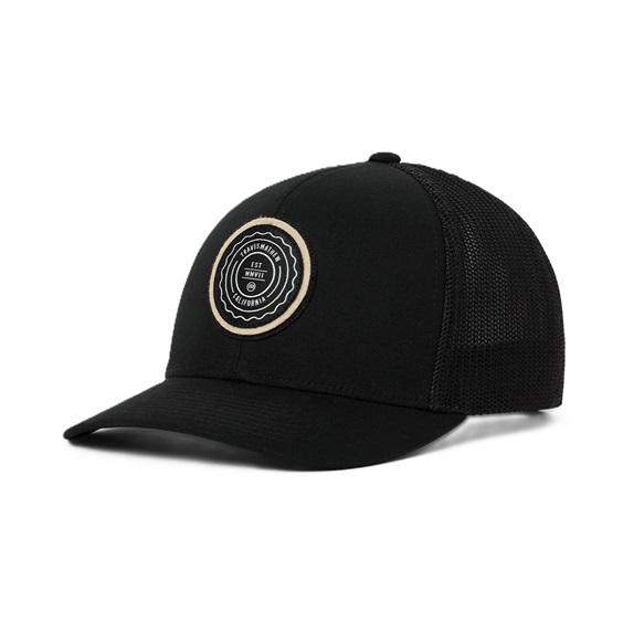 Travis Mathew The Patch Youth dětská kšiltovka, černá
