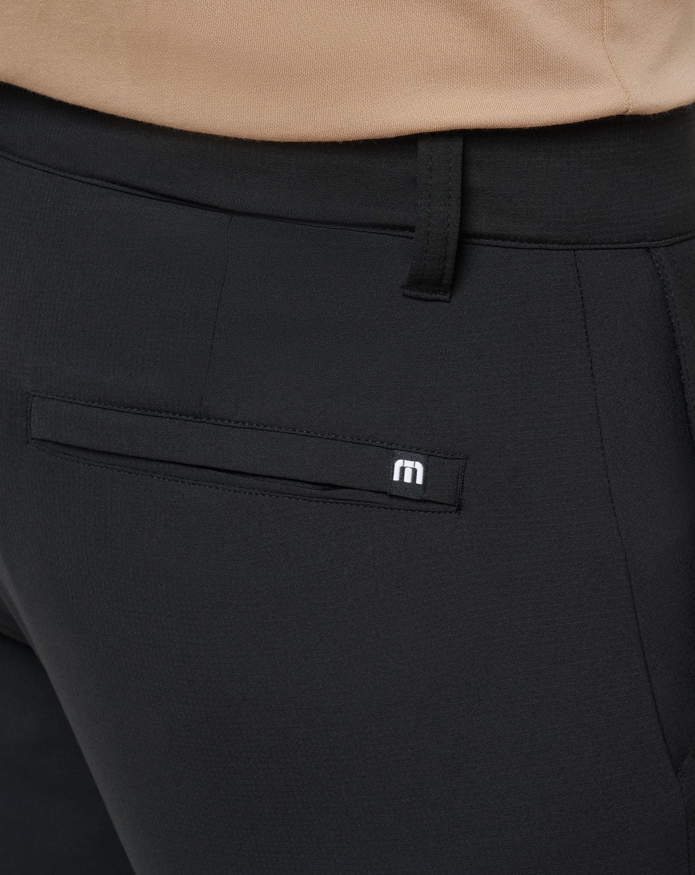 Travis Mathew Open To Close Jogger pánské kalhoty, černé