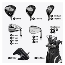 Callaway XR 26 13PC pánský golfový set, grafit, levý, Regular