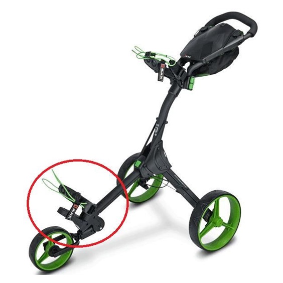 Big Max IQ 360 Lower Bag Holder spodní držák bagu, limetkový