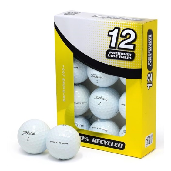Titleist AVX Grade A Lake lovené míčky, 12ks