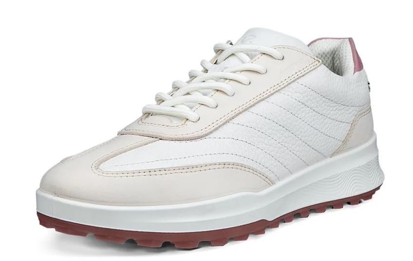 Ecco Street Vibe dámské golfové boty, limestone/white/blush