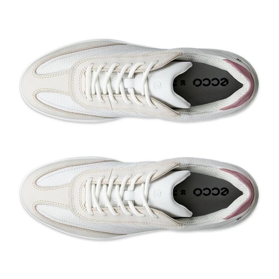Ecco Street Vibe dámské golfové boty, limestone/white/blush