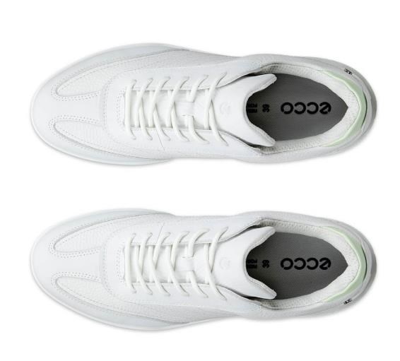 Ecco Street Vibe dámské golfové boty, shadow white/lime cream