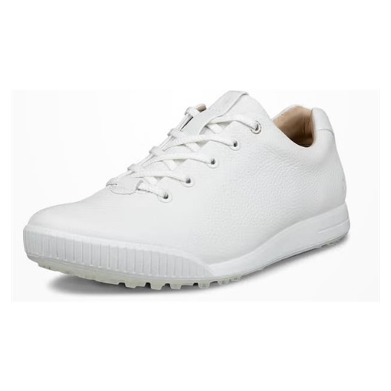 Ecco Golf Street Retro pánské kožené golfové boty, bílé