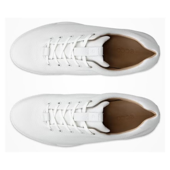 Ecco Golf Street Retro pánské kožené golfové boty, bílé