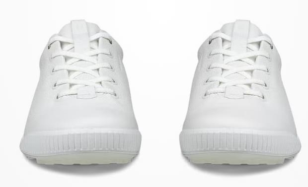 Ecco Golf Street Retro pánské kožené golfové boty, bílé