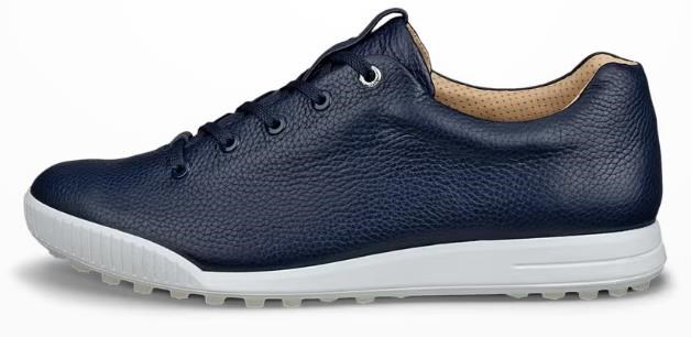 Ecco Golf Street Retro pánské kožené golfové boty, modré