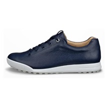 Ecco Golf Street Retro pánské kožené golfové boty, modré