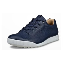 Ecco Golf Street Retro pánské kožené golfové boty, modré