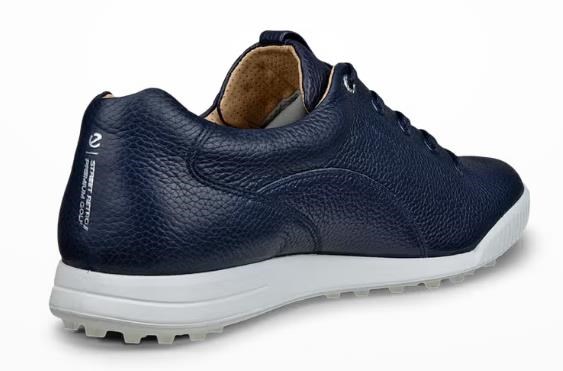 Ecco Golf Street Retro pánské kožené golfové boty, modré
