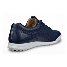 Ecco Golf Street Retro pánské kožené golfové boty, modré