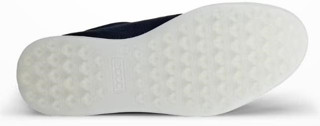 Ecco Golf Street Retro pánské kožené golfové boty, modré