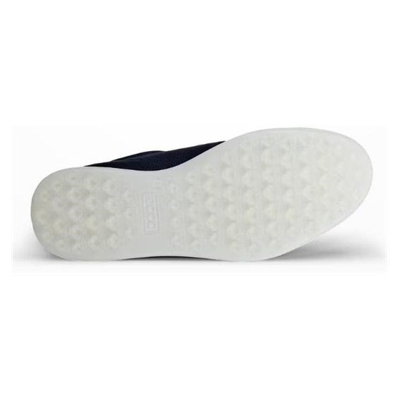 Ecco Golf Street Retro pánské kožené golfové boty, modré