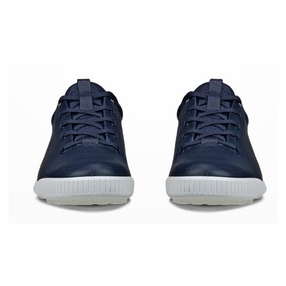 Ecco Golf Street Retro pánské kožené golfové boty, modré