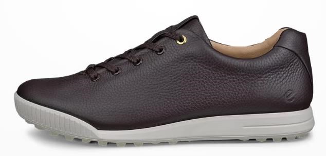 Ecco Golf Street Retro pánské kožené golfové boty, hnědé