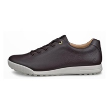 Ecco Golf Street Retro pánské kožené golfové boty, hnědé