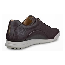Ecco Golf Street Retro pánské kožené golfové boty, hnědé