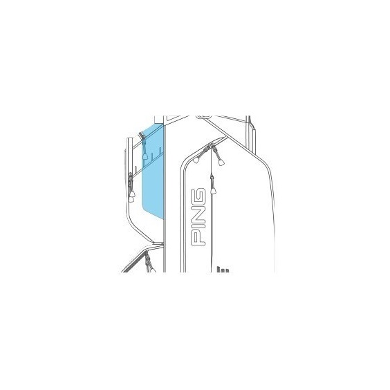 Ping Traverse 244 cart bag ,tmavě modro/béžový