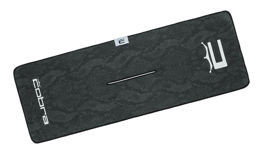 Cobra Snakeskin golfový ručník, black snakeskin