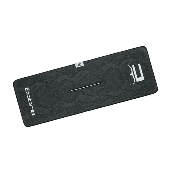 Cobra Snakeskin golfový ručník, black snakeskin