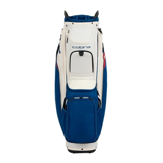Cobra Ultralight 2 cart bag, sugared almond/estate blue/pop red