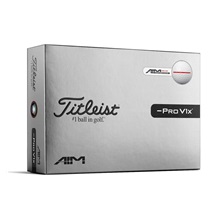 Titleist Pro V1x Left Dash Performance Alignment Red golfové míčky