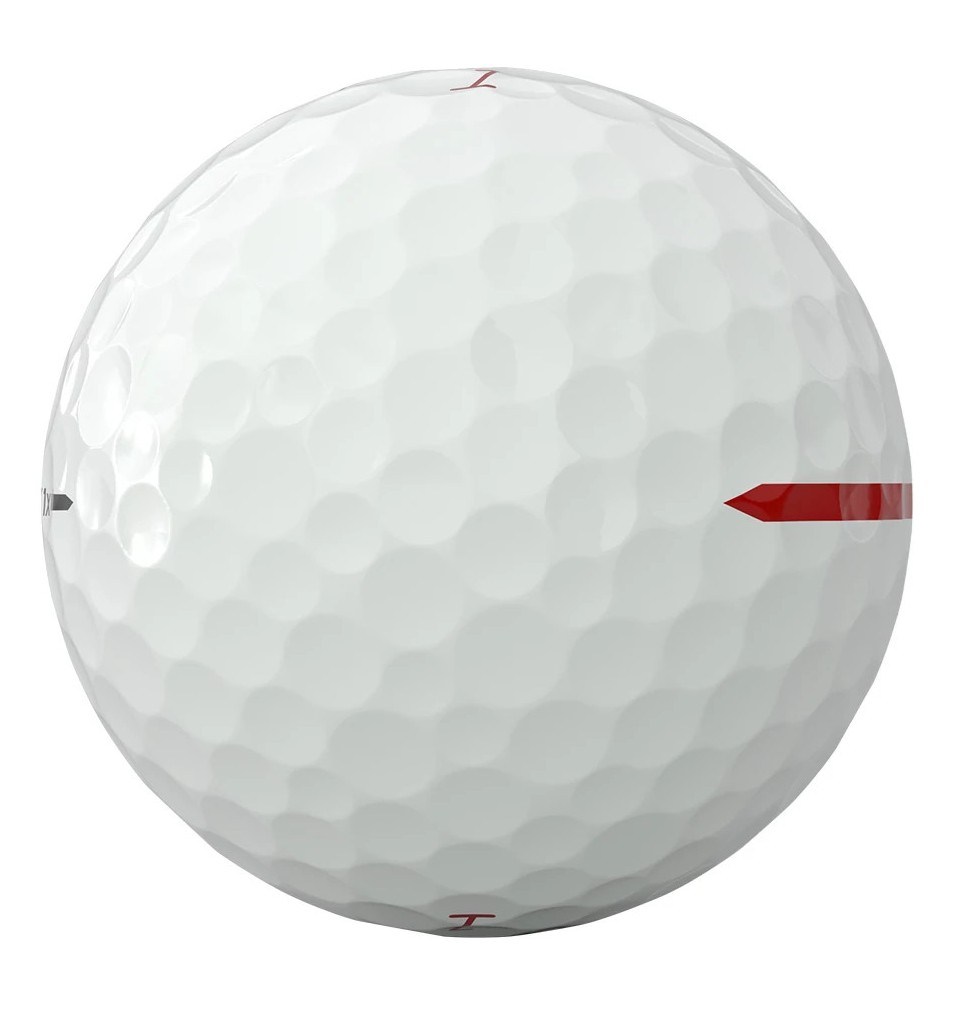 Titleist Pro V1x Left Dash Performance Alignment Red golfové míčky
