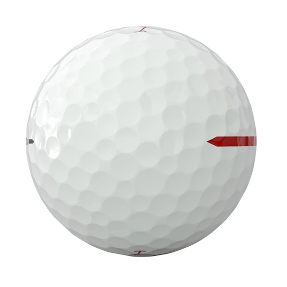 Titleist Pro V1x Left Dash Performance Alignment Red golfové míčky