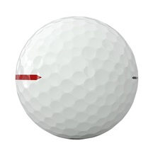 Titleist Pro V1x Left Dash Performance Alignment Red golfové míčky