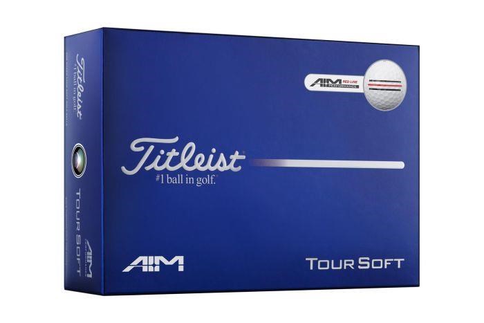 Titleist Tour Soft AIM Red golfové míčky