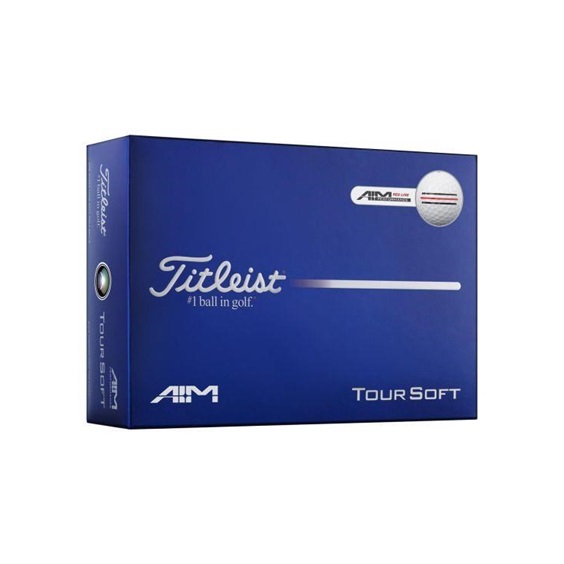 Titleist Tour Soft AIM Red golfové míčky