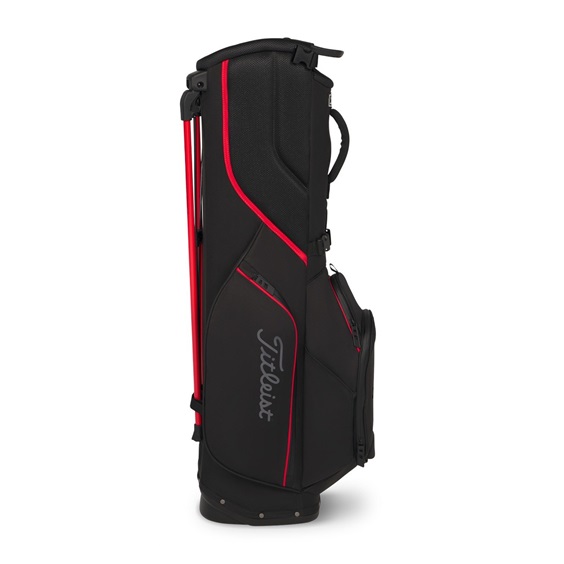 Titleist Players S5 StaDry stand bag, černo/červeno/graphite