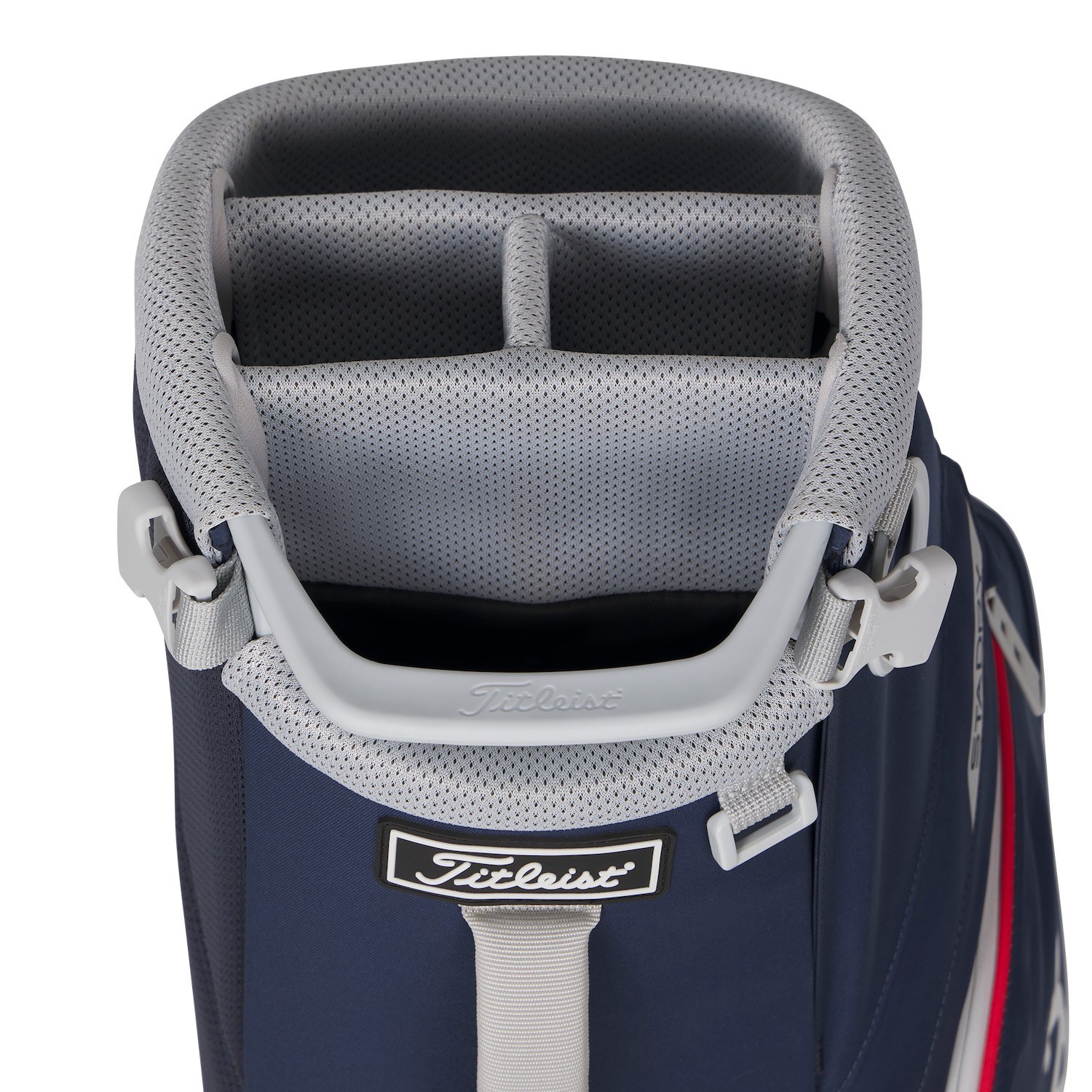 Titleist Players S4 StaDry stand bag, modro/bílo/červený