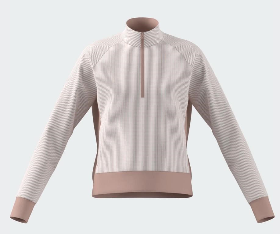 Adidas Textured Layer dětské polo, růžové