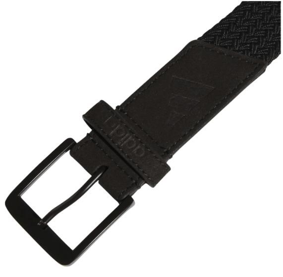 Adidas Braided Stretch pánský opasek, černý