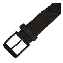 Adidas Braided Stretch pánský opasek, černý